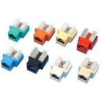 Telecom & Ethernet Connectors 90DEG RJ45 UL ORANGE