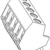 Fixed Terminal Blocks 5.0MM 45 DEGREE 6P