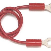 CORD SPADE LUG PATCH 48" RED