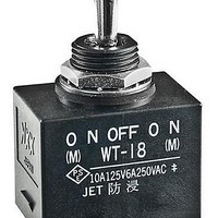 Toggle Switches DPDT (ON)-OFF-(ON) Screw Lug Panel Mnt