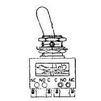 Toggle Switches Toggle SW 6PDT 3POS Sold T 2 type Term