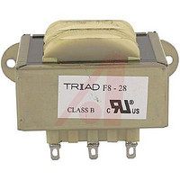 Transformer; 100VA; Chassis; Pri:115V; Sec:28VCT; Sec:3.6A; Solder Lug; 50/60Hz; 2-1/4In