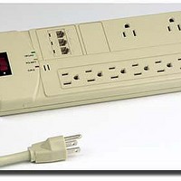 Power Outlet Strips INTERNET PB 6' CORD