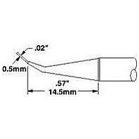 Soldering Tools Cart. Conical Bent 0.5mm(0.02 ) 30Deg