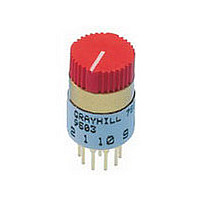 Rotary Switch,STRAIGHT,DP5T,ON-ON,2 THRU 5,PC TAIL Terminal,ROTARY