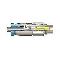 Conn Shielded Circular Subminiature PIN 3 POS Solder ST Cable Mount 3 Terminal 1 Port