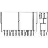 Conn Backplane PL 100 POS 2.54mm Solder ST Thru-Hole