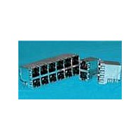 CONN MOD JACK 16PORT 8/8 PCB R/A