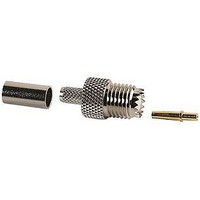 RF/COAXIAL, M-UHF JACK, STR, 50OHM CRIMP