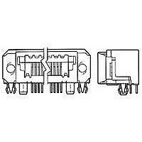 CONN RECEPT 4POS W/BRDLOK