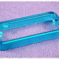 OPEN BEZELS-TRANSPARENT BLUE