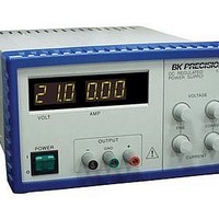 BK PRECISION SINGLE OUTPUT DC POWER SUPPLIES, OUTPUT VOLTAGE: 0-60 V, OUTPUT CURRENT: 0-1.5 A, METERING TYPE: 3 DIGIT LED