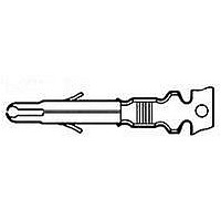 CONN PIN 18-24AWG TIN CRIMP