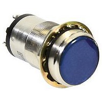 INDICATOR, LED PANEL MNT, BLUE, 125V