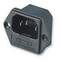 FUSED IEC POWER CONNECTOR, PLUG, 10 A