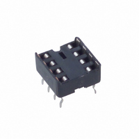 CONN IC SOCKET 8 POS DIP 15AU