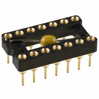 IC SOCKET W/CAP GOLD MS ST 14PIN