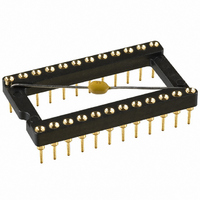 IC SOCKET W/CAP GOLD MS ST 24PIN