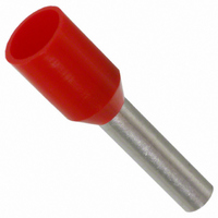 CONN FERRULE W TYPE 16AWG RED