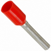 CONN FERRULE DIN 18AWG RED