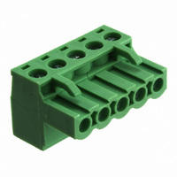 TERM BLOCK PLUG 5POS 5.08MM