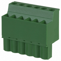 TERM BLOCK PLUG 5.08MM 6POS