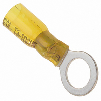 TERMINAL, RING TONGUE 3/8IN CRIMP YELLOW