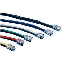Cable, Patch; 3 ft.; Cat 5e; Non Booted; White; UL Listed