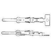 CIRCULAR CONTACT, PIN, 18-14AWG, CRIMP