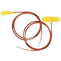 Self-Adhesive Thermocouples, Type K, Flat Surface Sensor, (80") Lead Wire, Stripped Ends