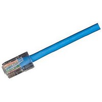 CAT 5E CROSSOVER PATCH CORD CABLE BLUE 20 FT