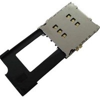 Memory Card Connectors SIM Card Conn 6pin Top Mnt Tray Type