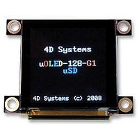 OLED DISPLAY, 128x128 PIXELS, 27mmx27mm