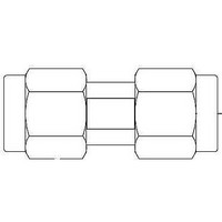 RF Adapters - In Series SMA Strt Plug-Plug Adapter Male