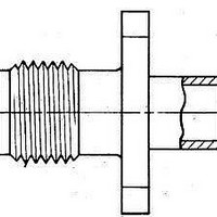 RF Connectors SMA JK 2 HL PNL REC .085 DIA S/R CBL