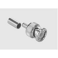 RF/COAXIAL, BNC PLUG, STR, 75OHM, CRIMP