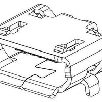 USB Connectors 5P MICRO USB TYPE F RECEPTACLE