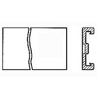 Connector Accessories 5 POS Feed Thru Dust Cover Polyester White