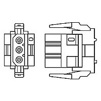 PLUG & SOCKET HOUSING, PLUG, NYLON