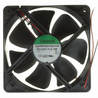 FAN BRUSHLESS 120X120X38MM 48VDC