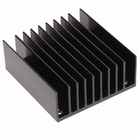 HEATSINK HALF BRICK ALUM BLACK