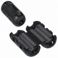 FERRITE CYLINDER CLAMP-ON BLACK