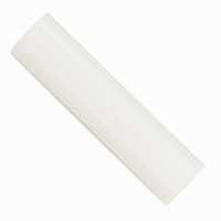 Nylon Screw Spacer,1 In. Length,0.25 OD,0.125 ID,#4 Screw Size, Nylon,White