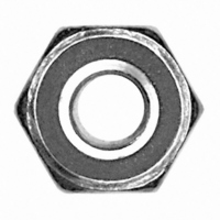 NUT HEX 2-56 STAINLESS STEEL