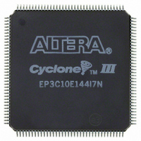 IC CYCLONE III FPGA 10K 144 EQFP