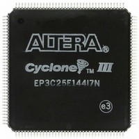 IC CYCLONE III FPGA 25K 144 EQFP