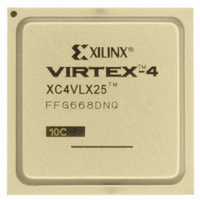 IC FPGA VIRTEX-4 24K 668-FCBGA