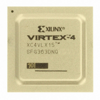 IC FPGA VIRTEX-4 LX 15K 363FCBGA