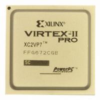 FPGA Virtex-II Pro™ Family 11088 Cells 1050MHz 0.13um/90nm (CMOS) Technology 1.5V 672-Pin FCBGA