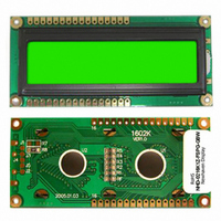 LCD MOD CHAR 2X16 GRN TRANSFL